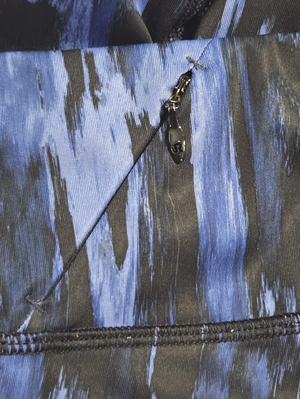 Lululemon Womens Blue Painted Animal Sprinkler All Meshed Up Leggings 4